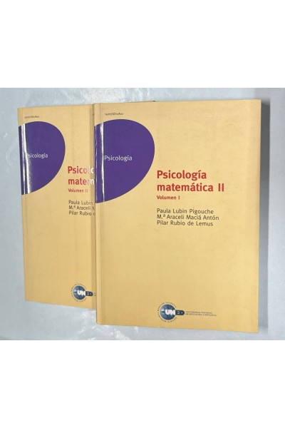 Psicología matemática II. Volumen I y II.